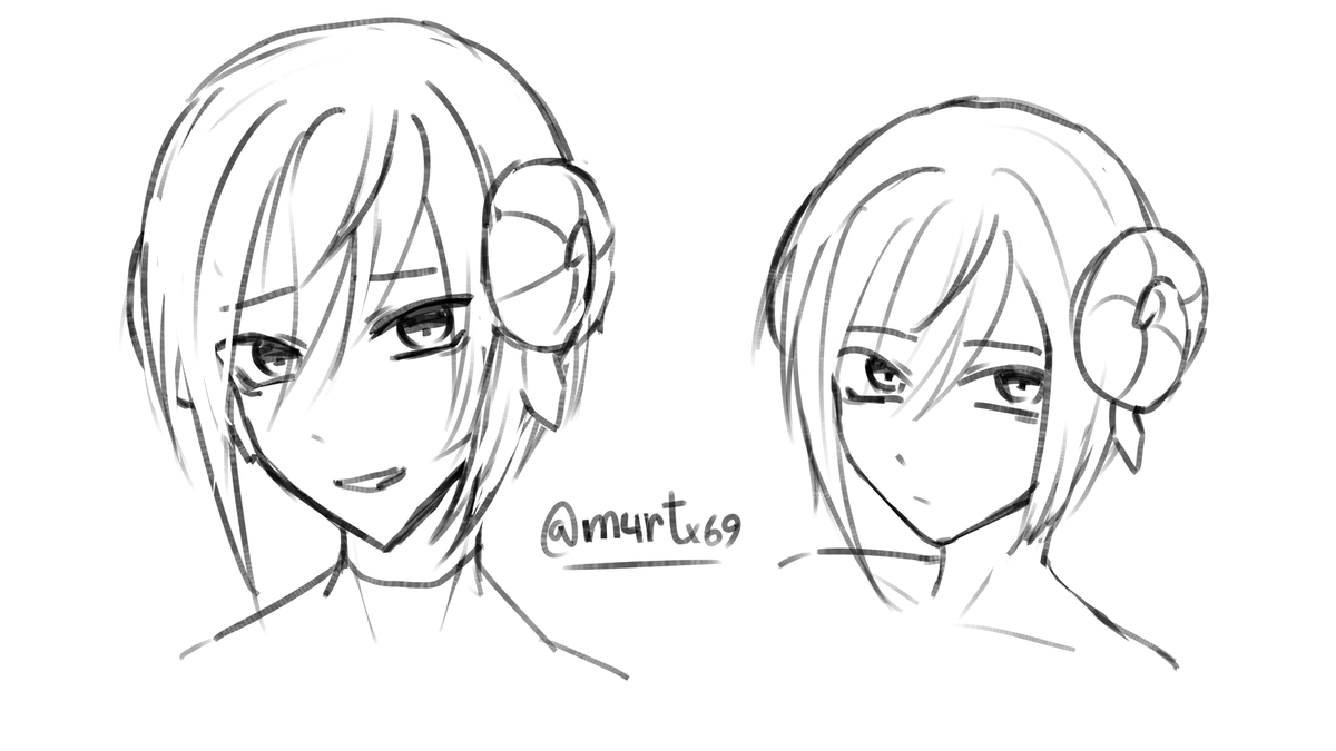 m4rtx69's tweet photo. quick sketches #OC #originalcharcter #創作 https://t.co/dueDtdNLOI