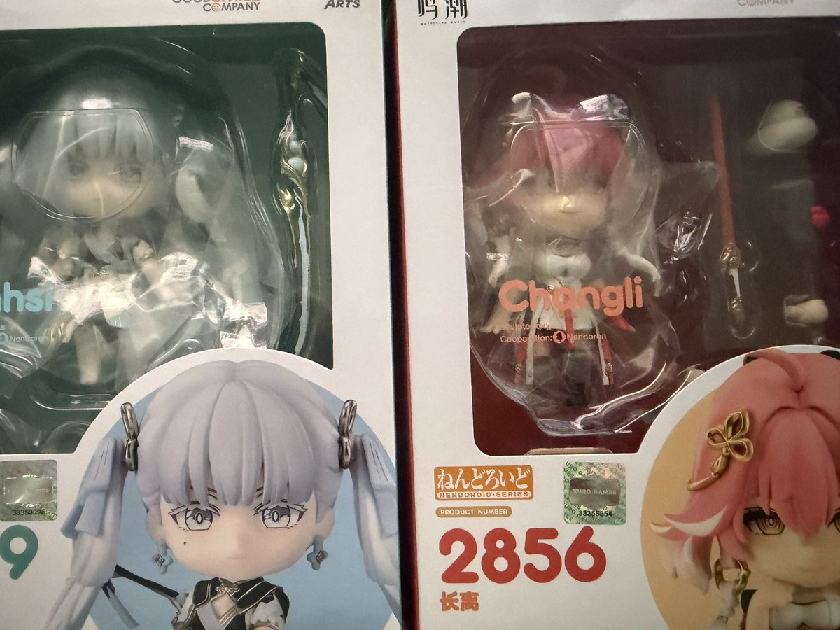timii_44's tweet photo. ねんどろいどの長離と今汐届いた https://t.co/clf7sCC4Aw