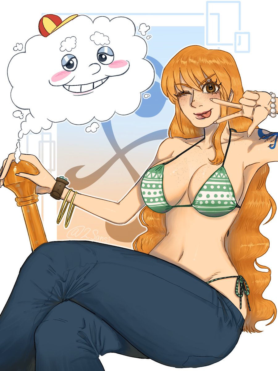 2Sansi's tweet photo. Dibujando personajes de One piece: Nami rehecha
(y por el estilo también tuve que volver a hacer a Robin, pero a ella la publicaré otro día)
#ONEPIECE〜 #onepiecefanart https://t.co/jNPXFYwVw6