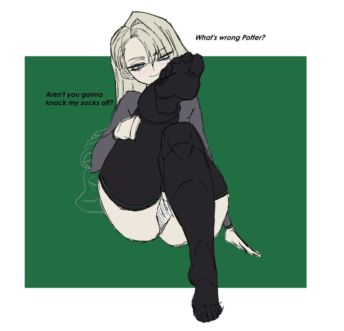 MahitoJinja's tweet photo. Malfoid quick sketch, hoping to finish up tomorrow https://t.co/uESyE2KDC3