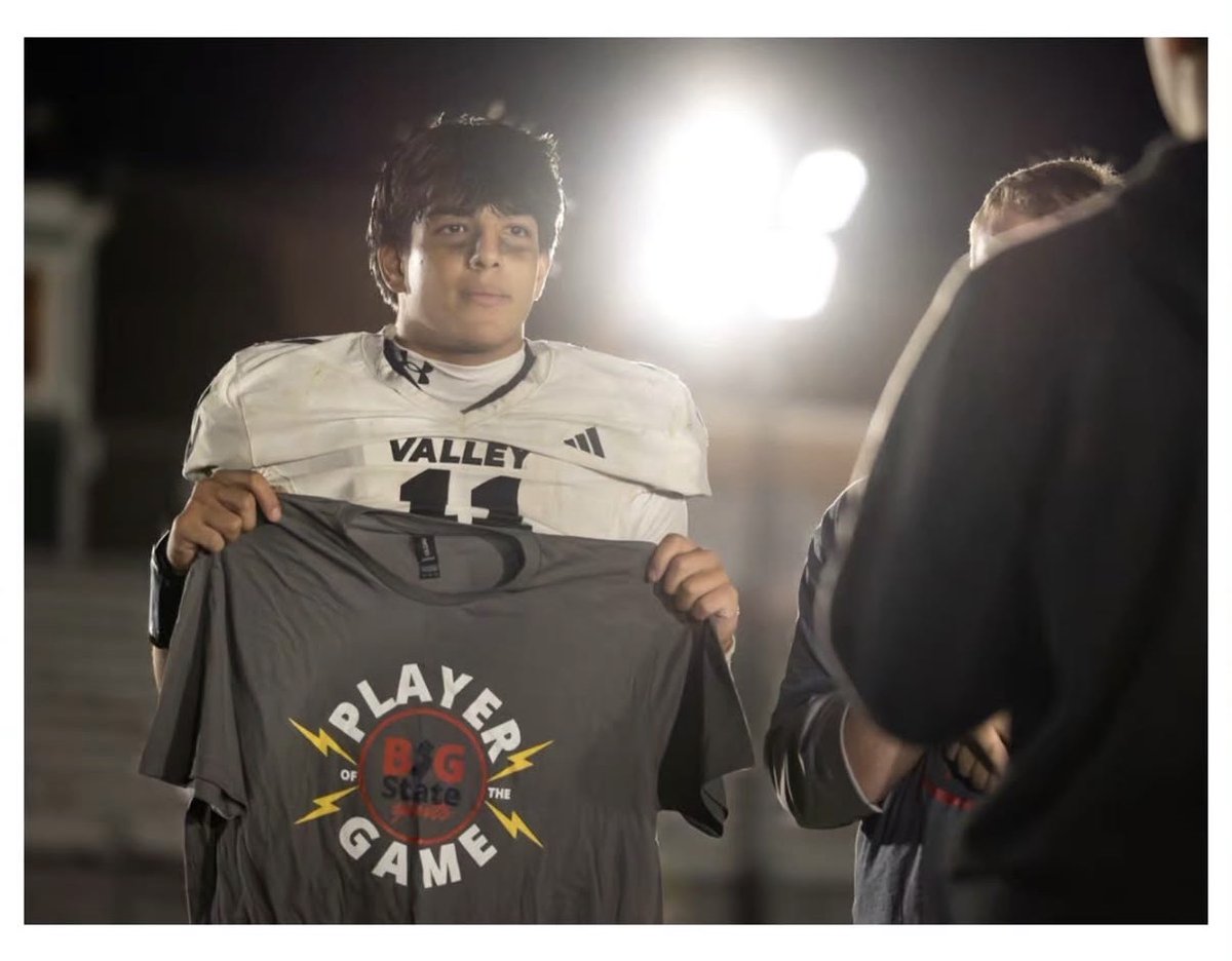 Michael11Testa's tweet photo. Thank you @bigstatesports for nominating me as Player of the Game! 🏆⚡️

Week 4 vs Sussex Tech (W 48-0) 

https://t.co/KbwnWdUepI https://t.co/58ekNrniy2