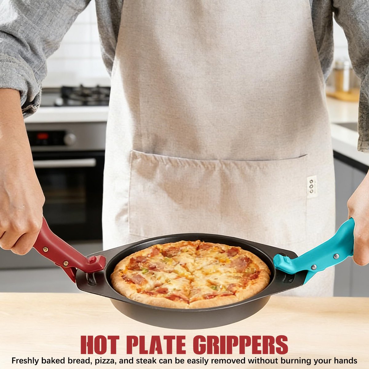 Acraye_com's tweet photo. Microwave bowls have two temperatures: fine going in, lava coming out.

A bowl holder clip gives your hand a little more distance from the heat. https://t.co/ml8RjuJmug