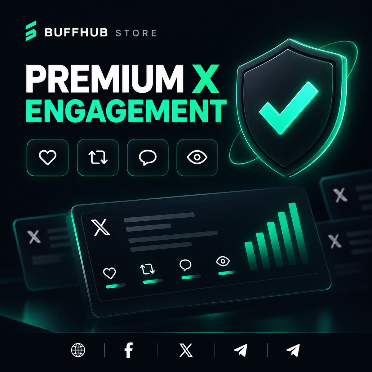Buffhubnet's tweet photo. Premium X engagement for posts that deserve more attention.

Support your content with flexible packages of Likes, Retweets, Comments, and Views delivered gradually from verified X accounts.

Explore Buffhub’s X/Twitter services: https://t.co/h4r505AKZe

Connect with Buffhub Store:
Website: https://t.co/h4r505AKZe
Fanpage: https://t.co/GgQsFYjY9G
Twitter (X): https://t.co/Nupm99TKNr
Global Telegram: https://t.co/dePL1XZTPe
Vietnam Telegram: https://t.co/Lfzfx9vpdp

#Buffhub #XTwitter #VerifiedAccounts #TwitterEngagement #SocialMediaGrowth