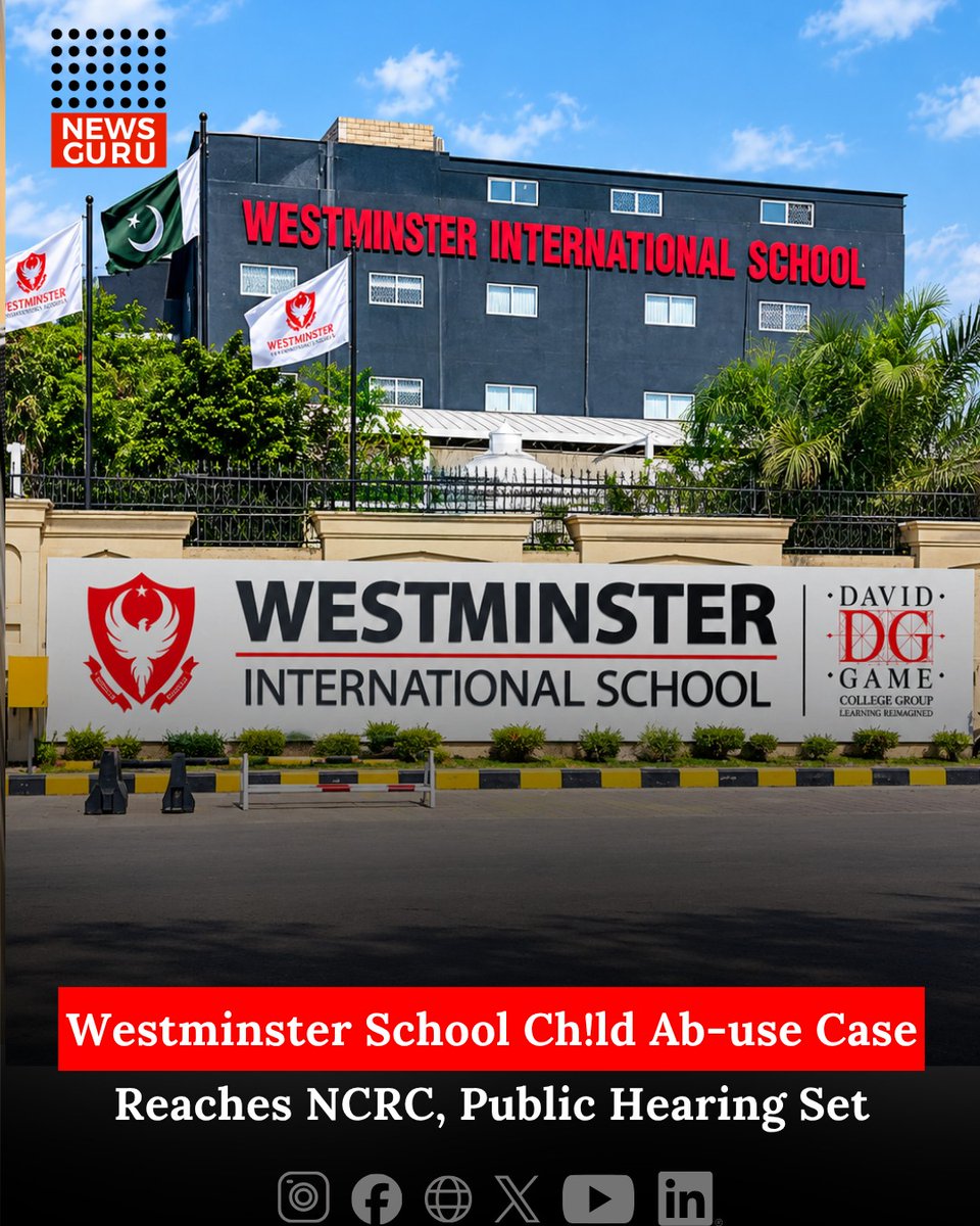 ZenaidaAulldr's tweet photo. The controversy involving Westminster School in Bahria Town Phase 7, Rawalpindi, has reached the National Commission on the Rights of the Child. A public hearing is reportedly scheduled for September 14 following allegations involving a young https://t.co/atmvcQDayY
