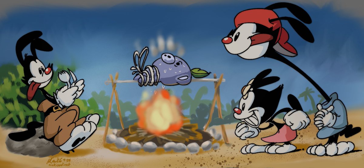 nickisonlinet's tweet photo. sounds as if you want to be Yakko, Wakko and Dot’s “special friend” https://t.co/GGurGaTWQ0