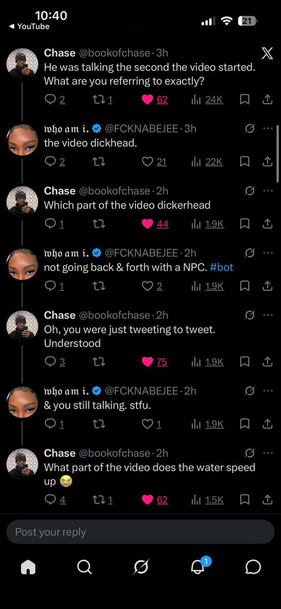 Brandon_Majors_'s tweet photo. @FCKNABEJEE This was you right? I saw this shit and couldn’t believe you weren’t just an engagement bait account. Call everyone a bot who knows you’re retarded, masterful gambit. https://t.co/Vo1VMV08rD