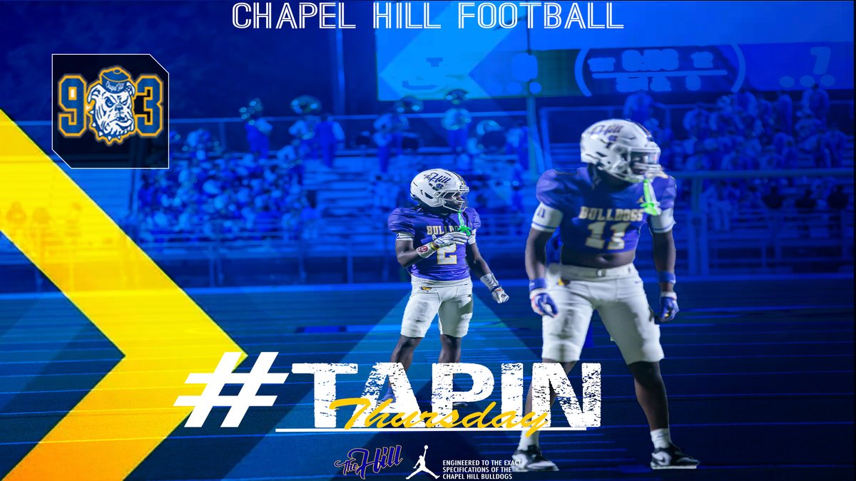 ChapelHillFB's tweet photo. #TapInThursday. It’s the Day Before! Tap in & sharpen up. #ChapelHillVsHenderson #BeADog
@TMobile #FN5GL #entry https://t.co/4y1mM6Eaja
