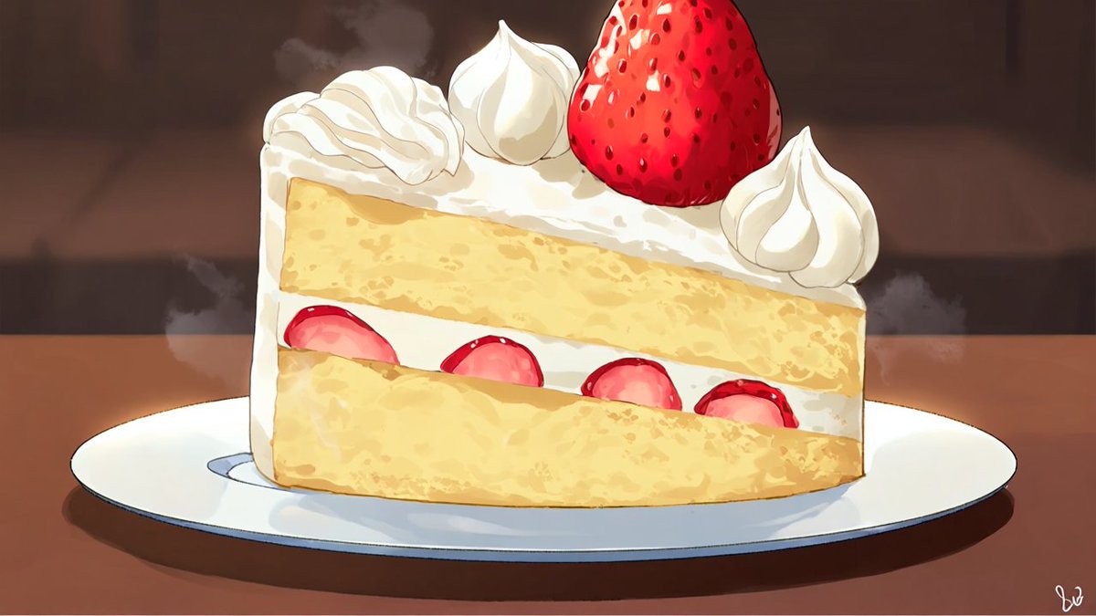 hitoikitime's tweet photo. ケーキでも食べて一息でもつこうではないか。 https://t.co/bs5VR47FXu