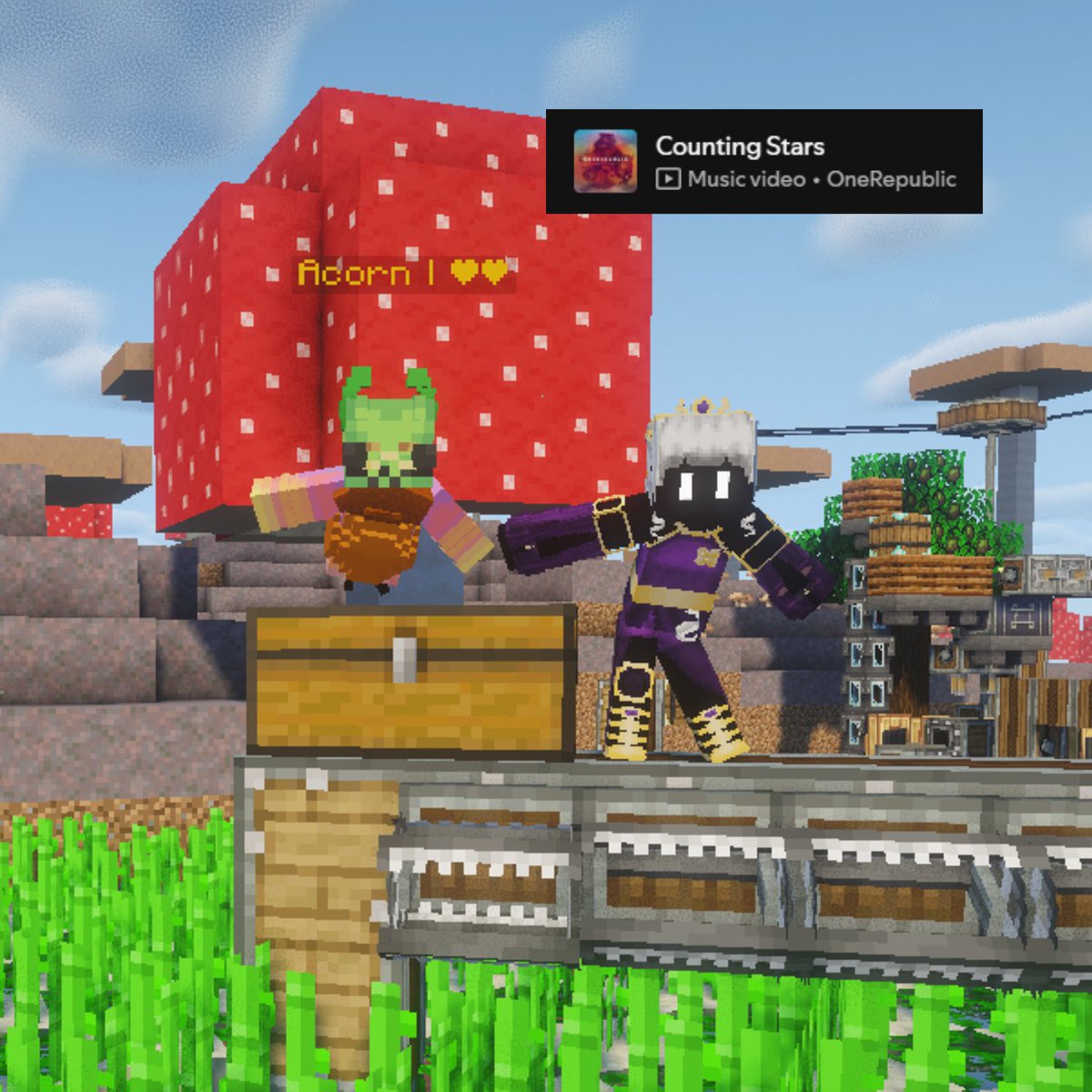 VoyagerSMP67's tweet photo. { Egg Spotlight #3 }

HIYAH!!! ACORN'S NAME IS ACORN! ACORN LOVES THEIR FAMILY AND IS VERY ENERGETIC!!! but acorn is also kind and loves to help! If see Acorn come say hello :D https://t.co/iCCwaGAGpu