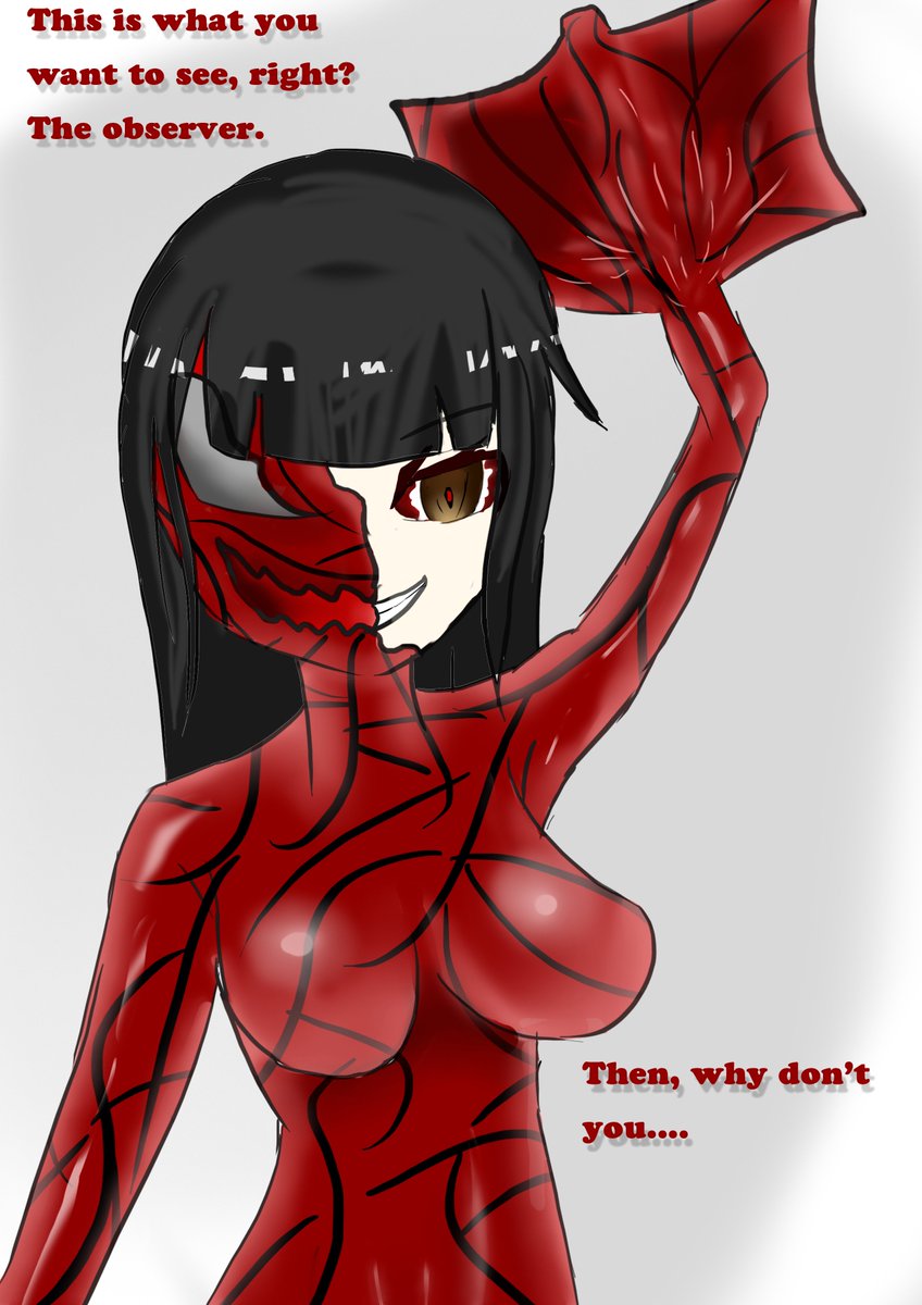 SSymlen's tweet photo. Sym prac. 4 - Inviting 
 ↓↓↓中文版的在回覆中↓↓↓
#symbiote #nsfw #bodysuit #original https://t.co/vle8Zw47Tv