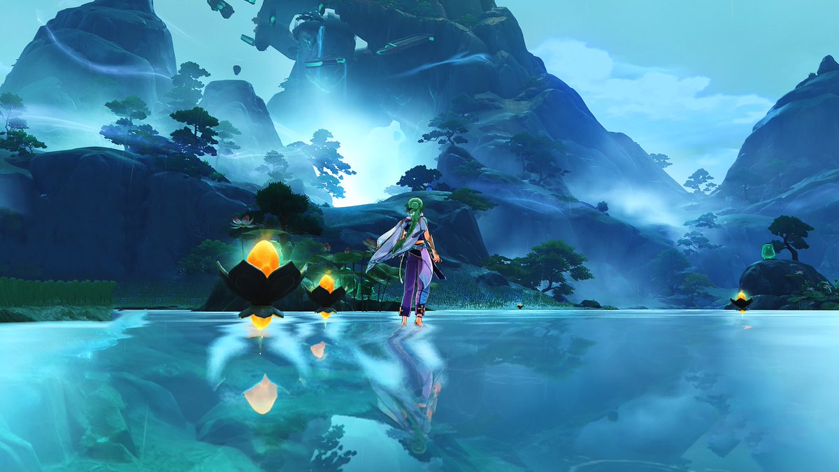 ivybonbons's tweet photo. 💭 i have a question that i am struggling to word, so please bear with me — have we EVER had a character from early Genshin, who is connected to a group/region that released later in-game, never be given their time to shine now that it's been introduced? yes this is about Baizhu. https://t.co/mPdLTaSyg0