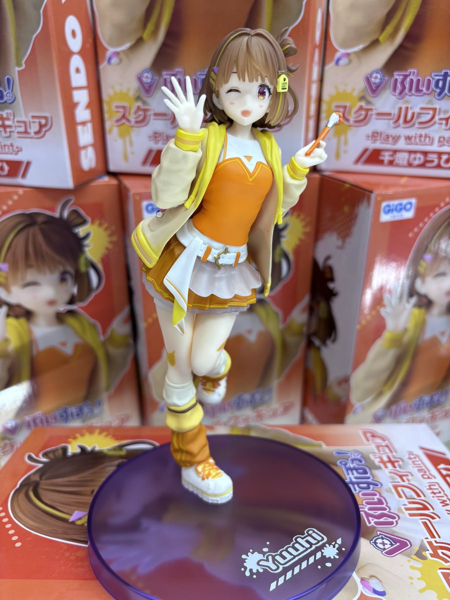 GiGO_Sendai1's tweet photo. 【✨本日入荷✨】

『ぶいすぽっ！スケールフィギュアｖｏｌ．１０　千燈ゆうひ～ＧｉＧＯ限定～』

入荷しました🎵
当店でお待ちしております‼️

#ぶいすぽっ！
#千燈ゆうひ
#GiGO仙台一番町 https://t.co/kmoV2bq2QF