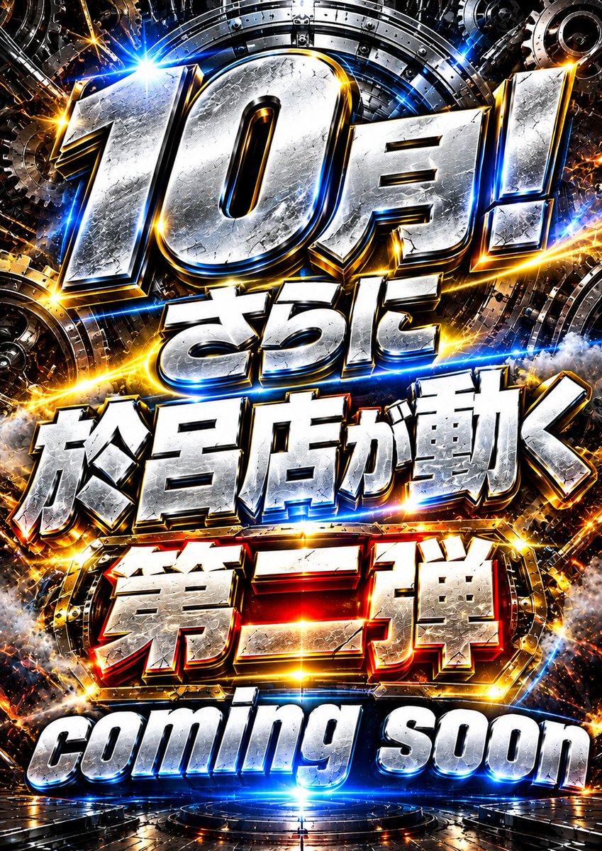 thanks_concorde's tweet photo. 9月もいよいよラスト！

今月も多くのお客様に
ご来店いただき、
本当にありがとうございました！
そして、たくさんいただいた
皆様からの「声」にも感謝です。

そして10月――

於呂店は
まだまだ止まりません🔥
もっと楽しく。もっと面白く。

浜北をもっと盛り上げるために、
10月も動いていきます👊

引き続き浜松於呂店を
よろしくお願いします！！