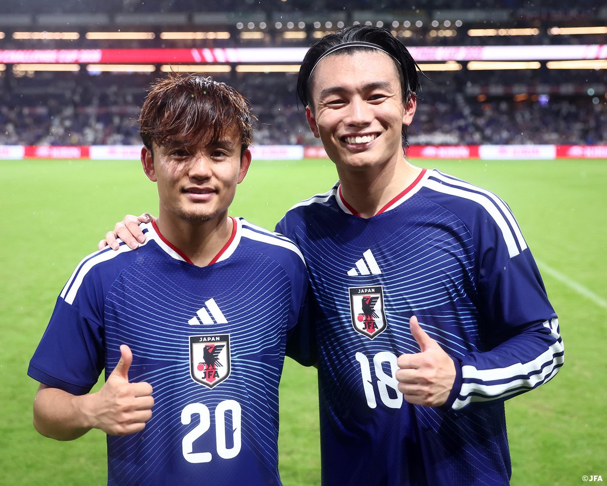 jfa_samuraiblue's tweet photo. 👍

久保建英✖️上田綺世

#サッカー日本代表 https://t.co/4dtGooWlMX
