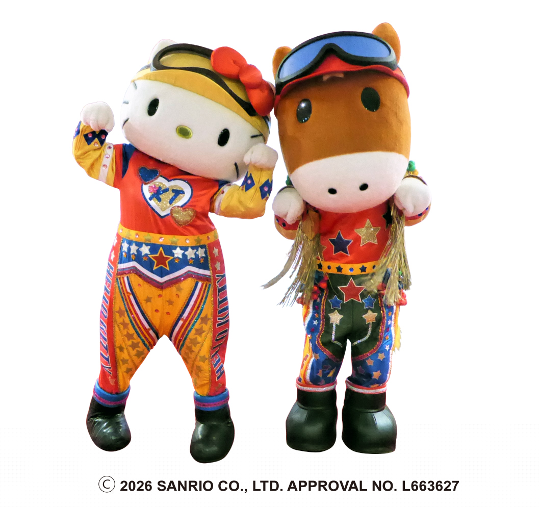 jrawinsofficial's tweet photo. =====================
【ピタっと。TNCまつり2026】
　　 🏇JRAブース出展🏇
=====================

10/17(土)・18(日)にTNC放送会館で行われる「ピタっと。 #TNCまつり2026」に #エクセル博多 ブースを出展します。
当日は #ターフィーとハローキティ がイベントステージに登場🎀
またブース内ではターフィーのぬり絵レースゲームも開催します！

是非JRAブースにご来場くだ��い‼
