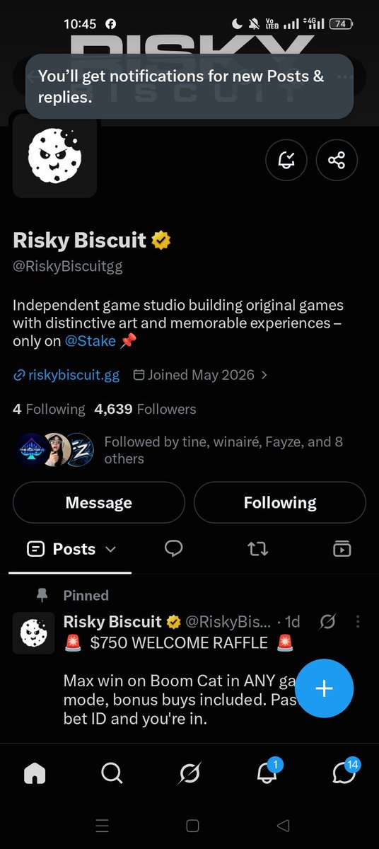 Poisonivyyyy23's tweet photo. @RiskyBiscuitgg your slot is amazing i want to play it and win money. 🤑

stake id: liboy23

#304 followers https://t.co/9Y8mBq07HK