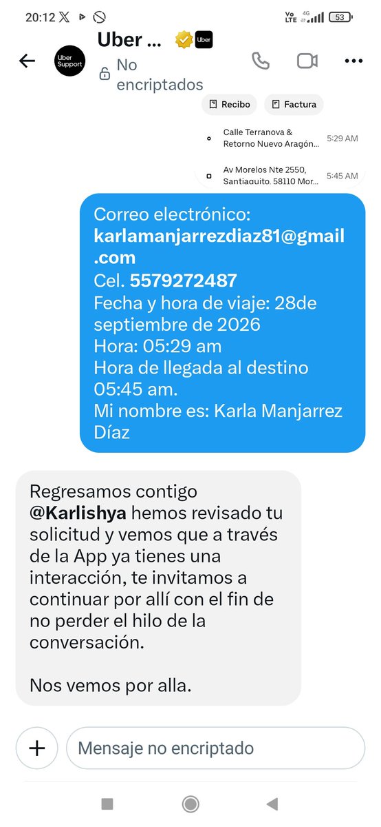 Karlishya's tweet photo. @corralesmitzyg @Uber_MEX @Uber Y Uber no hace nada con estos rateros https://t.co/eBTD1juJVV