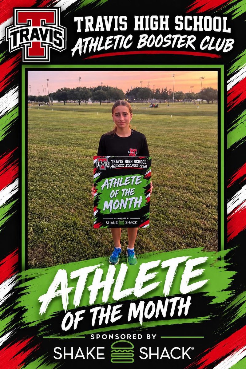 BoosterTravis's tweet photo. 🏆 Congratulations to our September Athletes of the Month, sponsored by Shake Shack! 🎉 Hazel Vowell (Cross Country) and Jack McAllister (Football) exemplify leadership, hard work and dedication on and off the field. Each receives a $50 Shake Shack gift card! 🍔🏃‍♀️🏈 https://t.co/5ISOR2j0CO