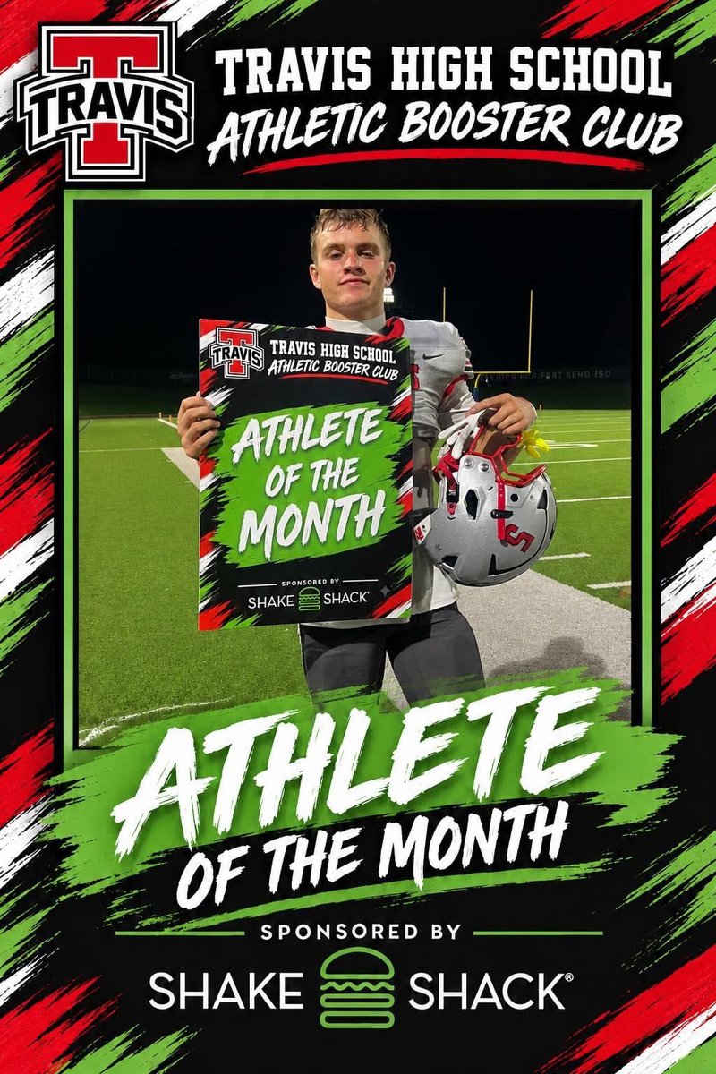 BoosterTravis's tweet photo. 🏆 Congratulations to our September Athletes of the Month, sponsored by Shake Shack! 🎉 Hazel Vowell (Cross Country) and Jack McAllister (Football) exemplify leadership, hard work and dedication on and off the field. Each receives a $50 Shake Shack gift card! 🍔🏃‍♀️🏈 https://t.co/5ISOR2j0CO