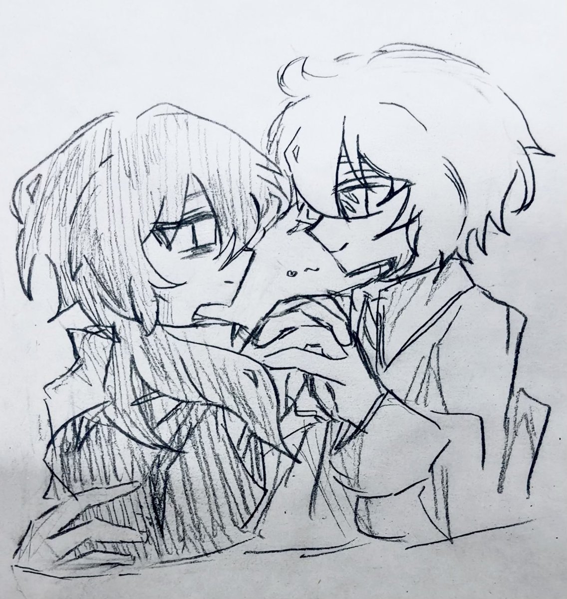 rimu_____7's tweet photo. 横顔苦手
#彼誰の溶融 https://t.co/oYg7iVvoYR