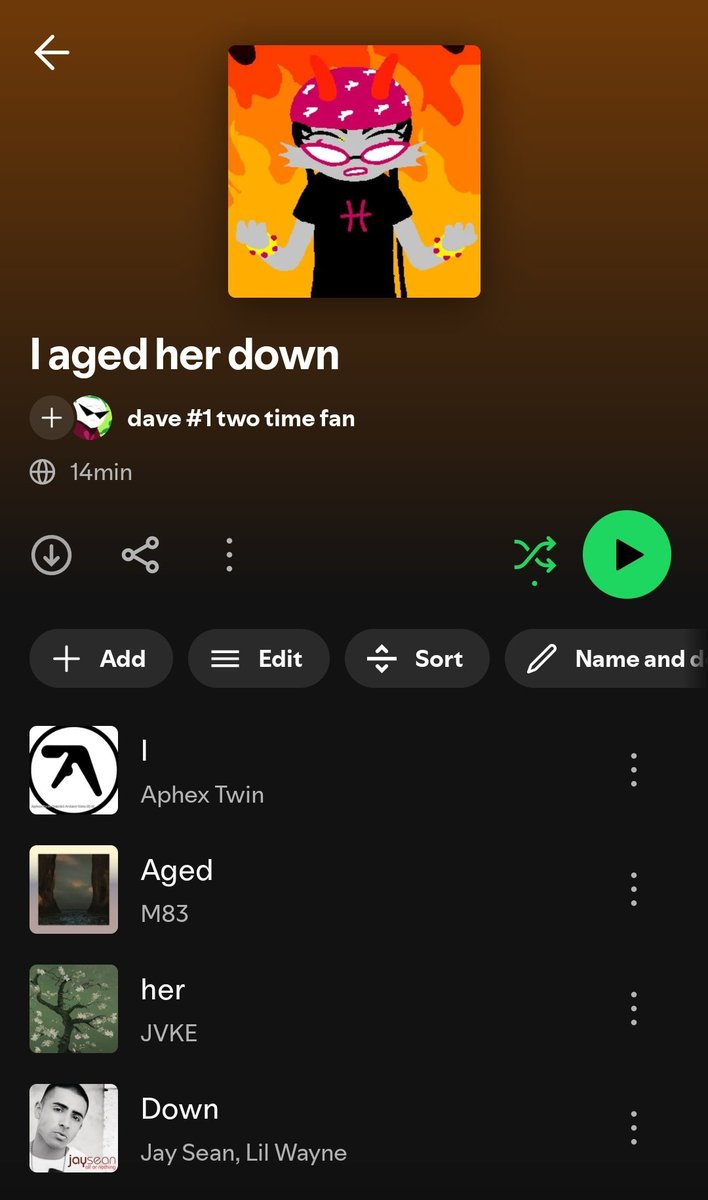 dirkstriderrrr's tweet photo. Rate the playlist https://t.co/bJkZD6kf11