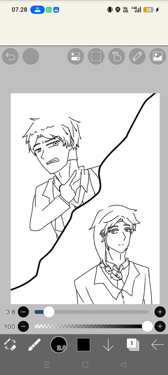 Faris_ASP's tweet photo. @LucifersFavDuck Or digital artist that use phone, ibis paint x, and finger 😭

Well my art not really that good but at least i tried https://t.co/zWW1O3L4yh