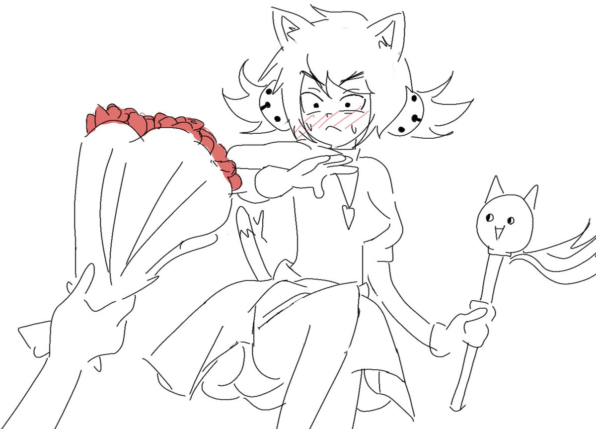 _otakuni's tweet photo. あれにゃん？！
#DELTARUNE #モモ #mewmew https://t.co/brvLBcHaLO