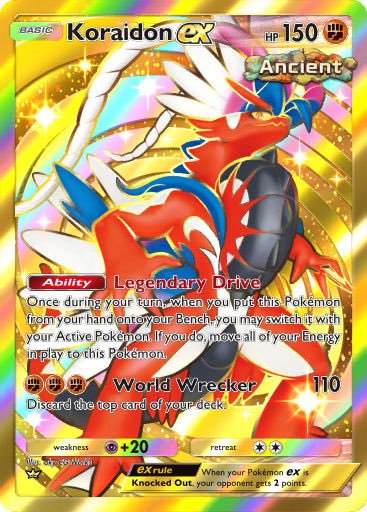UniteVids's tweet photo. 🌟Pokémon TCG Pocket🌟

New cards have been revealed for set B4b

✅ Miraidon ex Crown Card
✅ Koraidon ex Crown Card

#PokemonTCGPocket https://t.co/S5bagvfHdQ