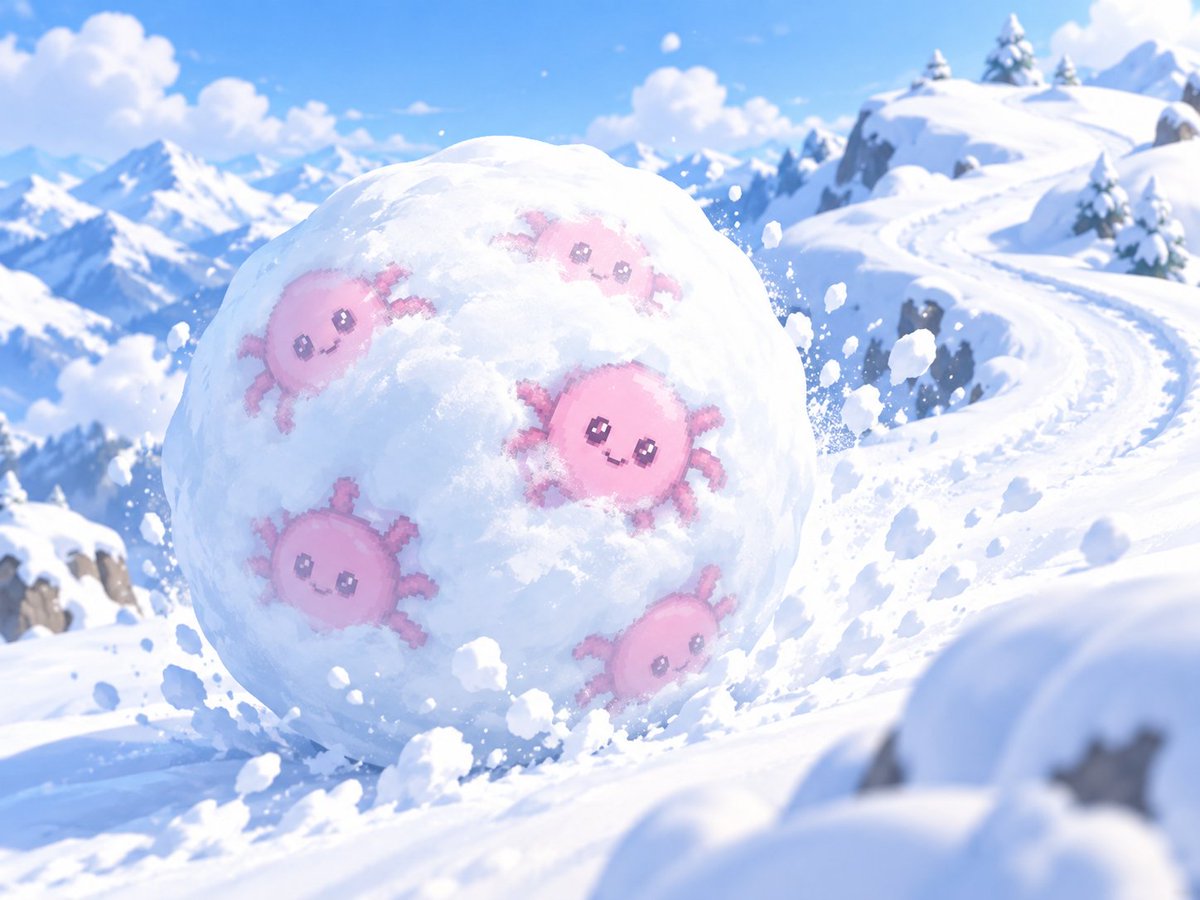 snowballfam's tweet photo. @parasitedotfun came for the ride inside the $SNOWBALL. Finding frens along the way. https://t.co/cIjIG5eyxT
