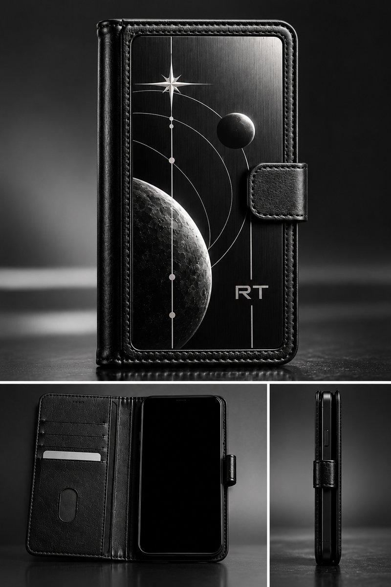 rt_product's tweet photo. ALUMINUM × LEATHER PHONE CASE / CONCEPT WORK
レザーのフレームに、アルミパネルを組み合わせたスマホケース。
アルミは軽さを活かしてグラフィックを表現する。
中央のアルミパネルには、黒×シルバーの宇宙モチーフをプリント。
異なる素材の特性を活かしひとつの商品にする。
R_T PRODUCT DESIGN https://t.co/Y6qd2ReV4K