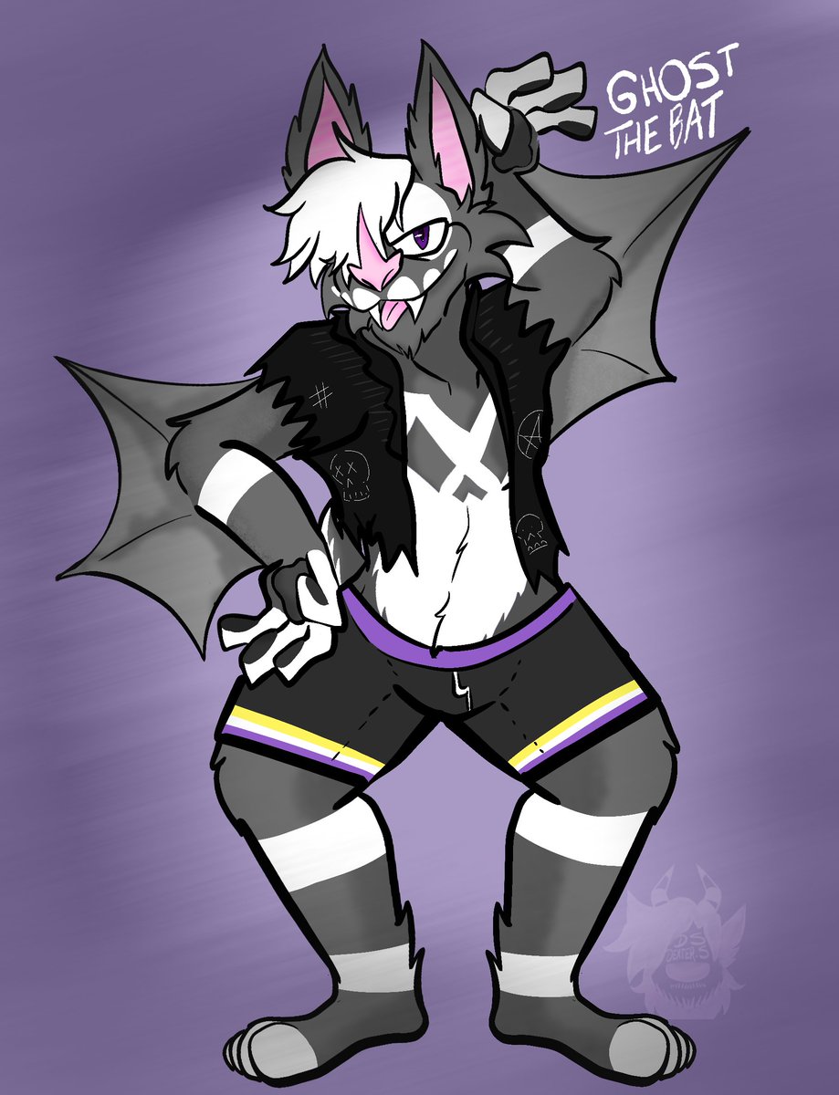 GH0ST_the_bat's tweet photo. Heads up this is sfw and NSFW account 
🔞MDNI🔞!they/them 🦇
🎨&amp; owner: @DEXSMEX_DS 
Can be suggestive.
#furryㅤㅤㅤ #furryartㅤㅤㅤ #furryfandom  #furrycommunity https://t.co/hS7PUZyDQB