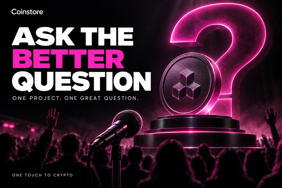 CoinstoreExc's tweet photo. You get one question to ask a new crypto project. 🎤

What would help you understand it best?

Make it specific enough to deserve a useful answer. #Coinstore #CryptoCommunity https://t.co/01F06SGIOy