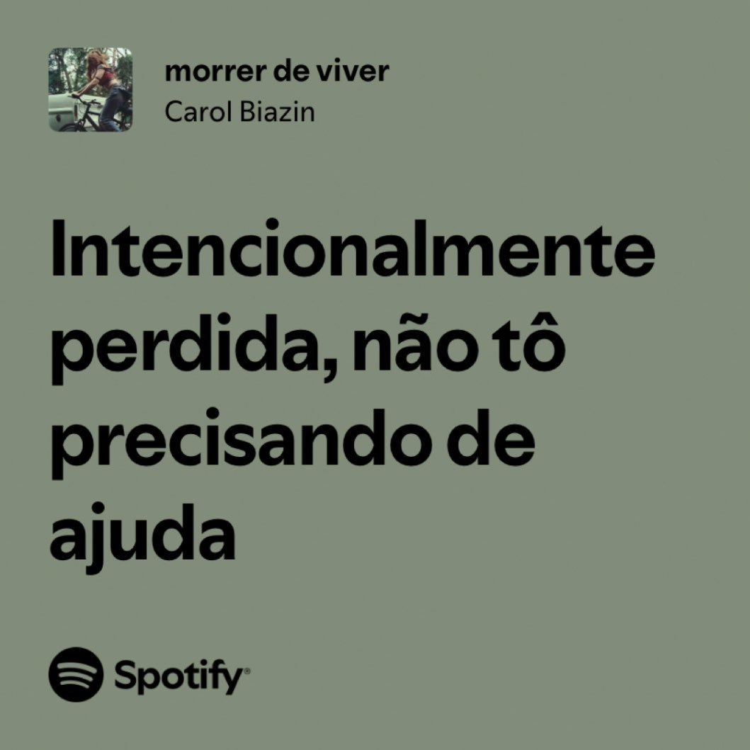 CBiazinClub's tweet photo. 🚨MULHER, LIBERA! O Spotify liberou a letra de morrer de viver. https://t.co/AOwsVmcnws