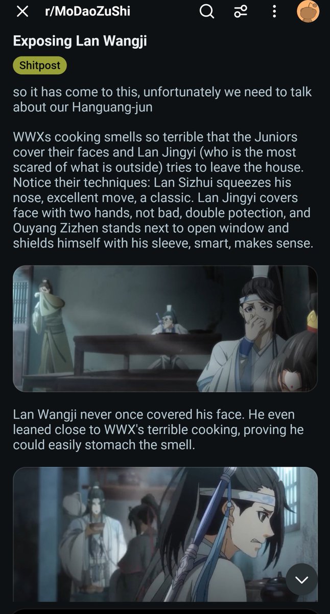 Limivryk's tweet photo. Lan wangji stans DO NOT OPEN THESE SS, they are finally exposing your fav and his nasty habits, you can't defend him!!!! https://t.co/AFl52JVox7