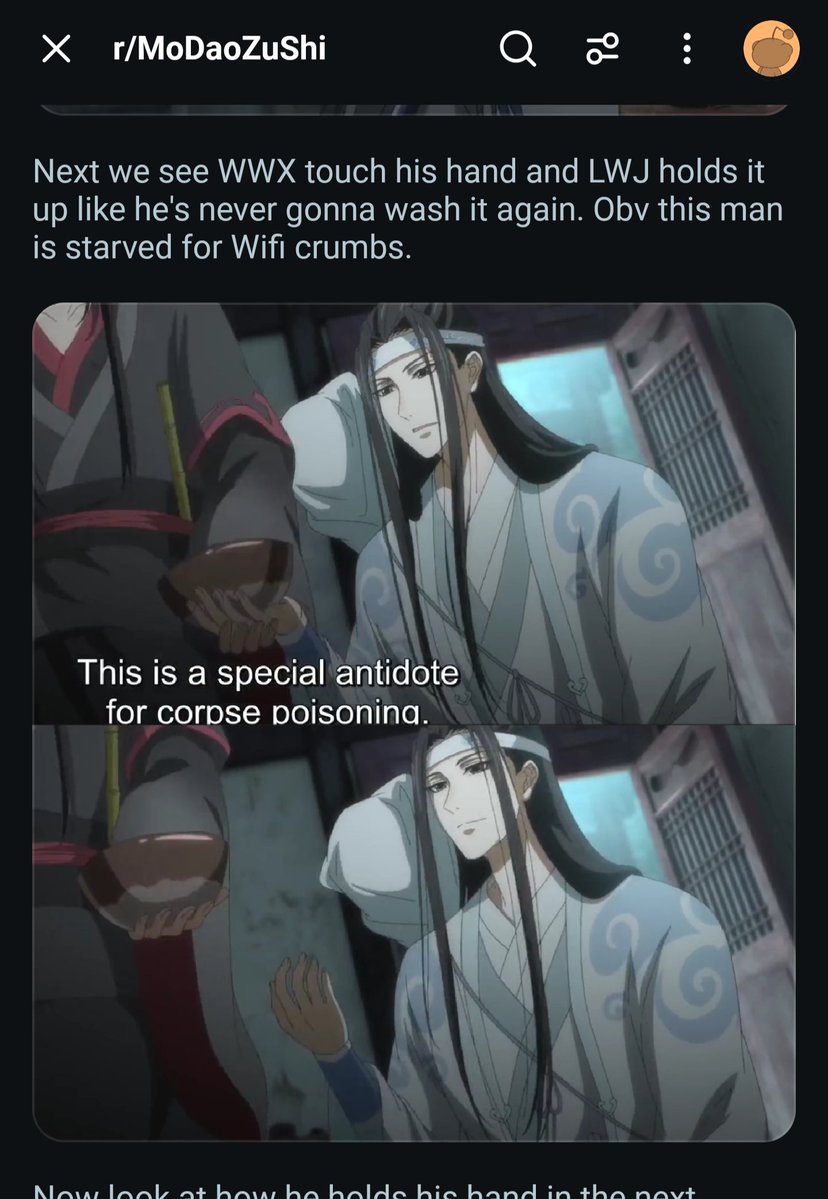 Limivryk's tweet photo. Lan wangji stans DO NOT OPEN THESE SS, they are finally exposing your fav and his nasty habits, you can't defend him!!!! https://t.co/AFl52JVox7
