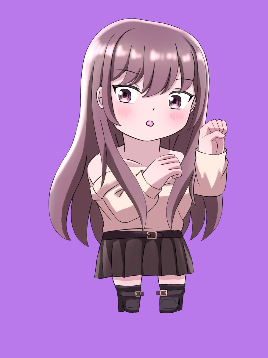 aqueri_illust26's tweet photo. 募集要項で使う予定のサンプルです😁✨✨
等身大とミニキャラで同じキャラで描きました☺
#イラスト
#絵描きさんフォロバ１００ 
#絵柄が好みって人にフォローされたいㅤㅤ https://t.co/OaXXZUI8D1