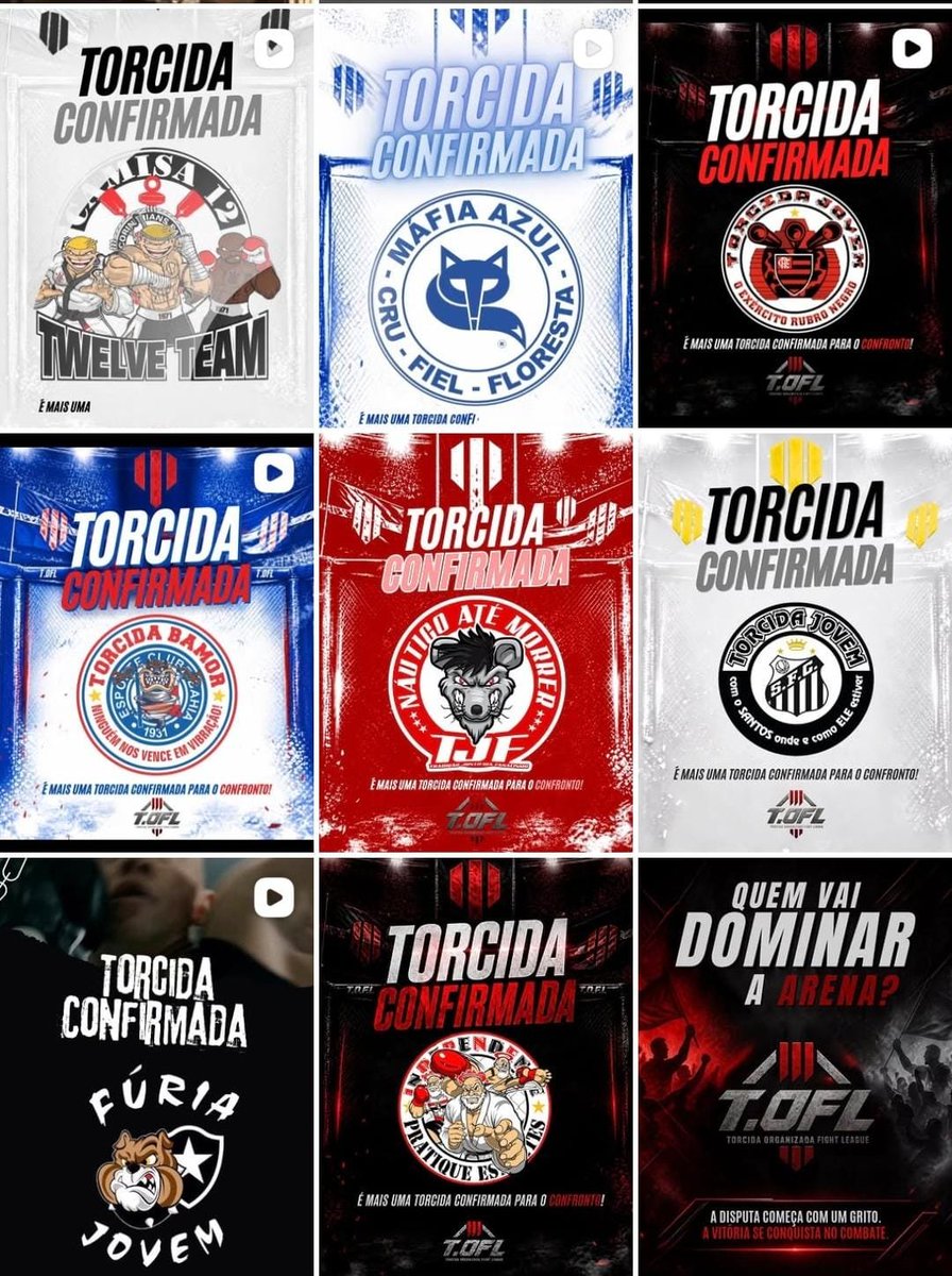 darioferrariMMA's tweet photo. Acabei de ver que muito provavelmente o MMA Nacional vai ganhar um evento em que os lutadores irão representar Torcidas Organizadas, chamo de "TOFL", Torcida Organizada Fight League. 

Até o momento, 8 torcidas estão confirmadas.

Acham que vai dar certo? https://t.co/HeDeJquBAK