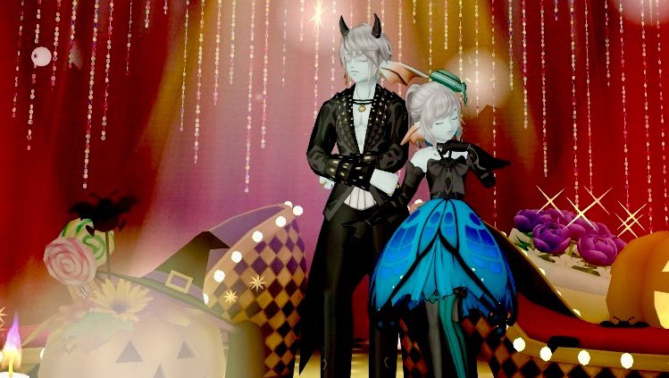 pon_de_Alice's tweet photo. ハロウィンドレアでパシャ🎃
フレさん作の素敵なスタジオお邪魔してきました

#わさび御殿

まるまる一軒かわいくハロウィンハウジングされててどこを切り取っても絵になるぅーー✨✨ https://t.co/MBnwT6FMsk
