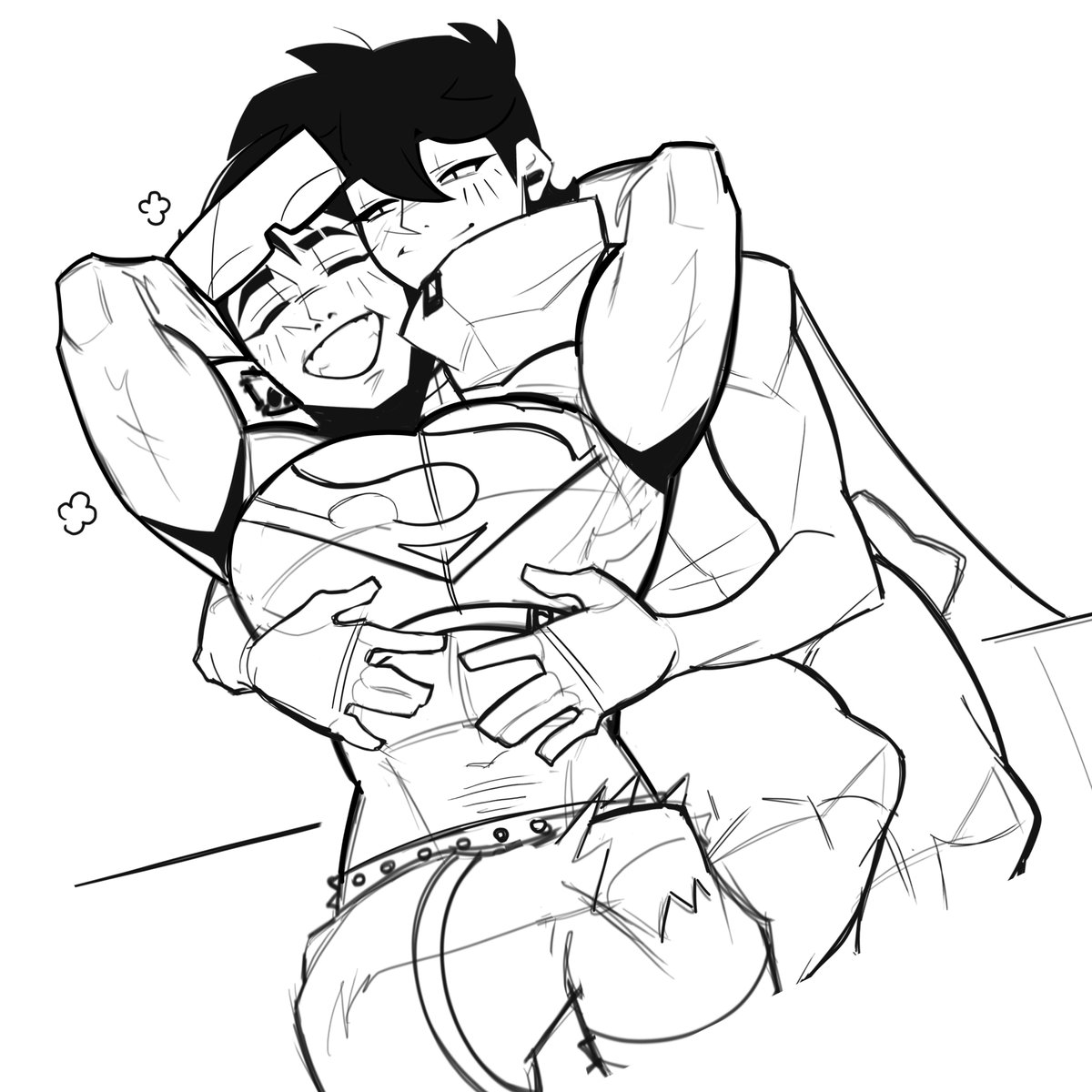 RobinSyndrome's tweet photo. TimKon doodle before bed. https://t.co/KGSXeBuTzl