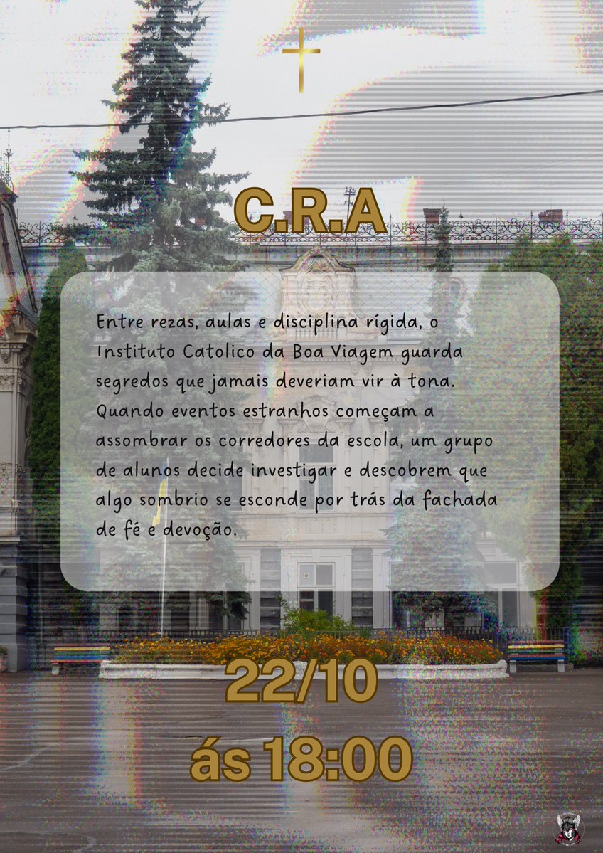 ValquiriasRPG's tweet photo. “…Porque o rei confia no Senhor, e pela misericórdia do Altíssimo nunca vacilará…”

No mesmo universo de Croatoan! Uma história que se passa no interior de Minas Gerais.

C.R.A estreia dia 22/10 às 18:00 no canal das Valquírias. 

#RpgsDaComunidade #ValquiriasRPG  #CraRPG https://t.co/xNaqk1CHgF