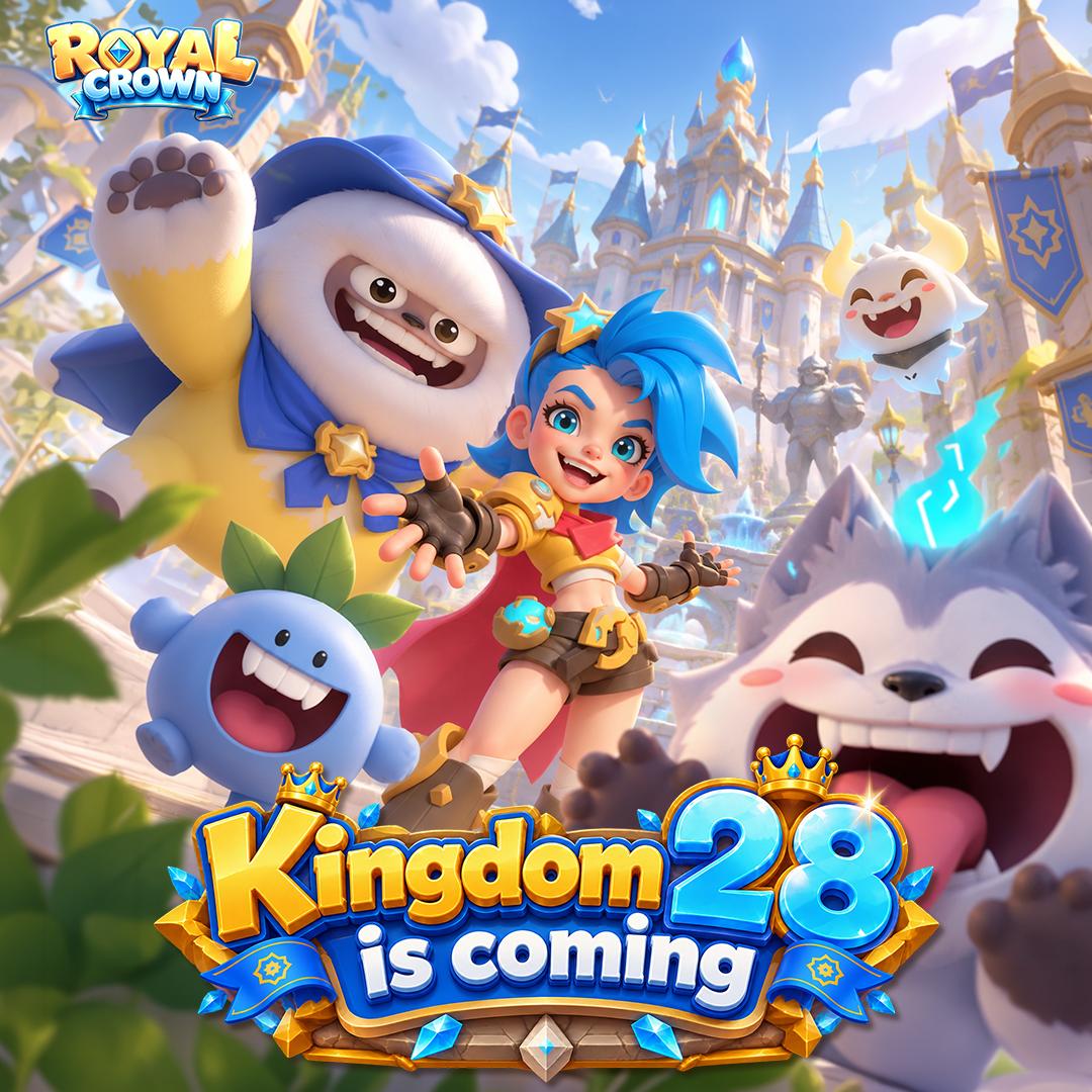 royalcrown47's tweet photo. 🎉 Kingdom 28 Server Is Coming Soon! 
Dear Lord,
A brand-new battlefield is about to open! 
The **K28 Server** will be available soon, bringing a fresh start where every Lord begins their journey on equal footing.
📅 Server Opens
October 4th, 2026 (UTC) at 01:00

#RoyalCrown https://t.co/4mS6nV3vof