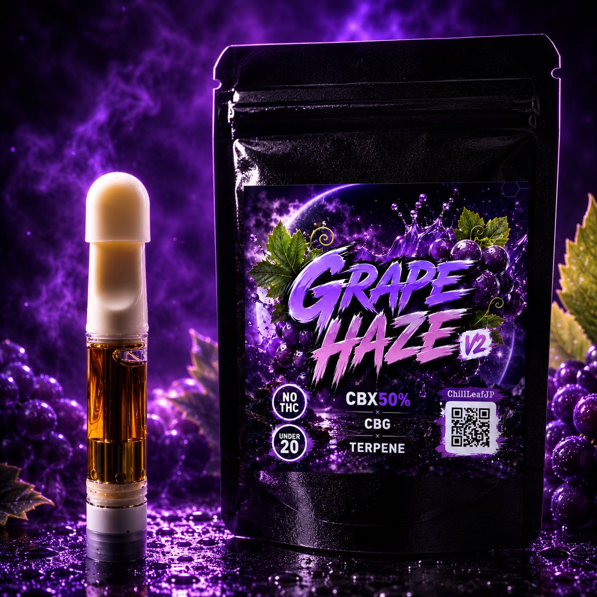 ChillLeafJP's tweet photo. 🌿 Greap Haze V2

サティバ寄りのハイブリッドで、バランスの取れた味わいが魅力🍇

HHBDよりも長く感じられる持続感と、しっかりめのマンチ感が特徴です🍴

ゆったり過ごしたい時間はもちろん、リラックスタイムに愛用されている方も😴🌙 https://t.co/7YdqQ1CyFm