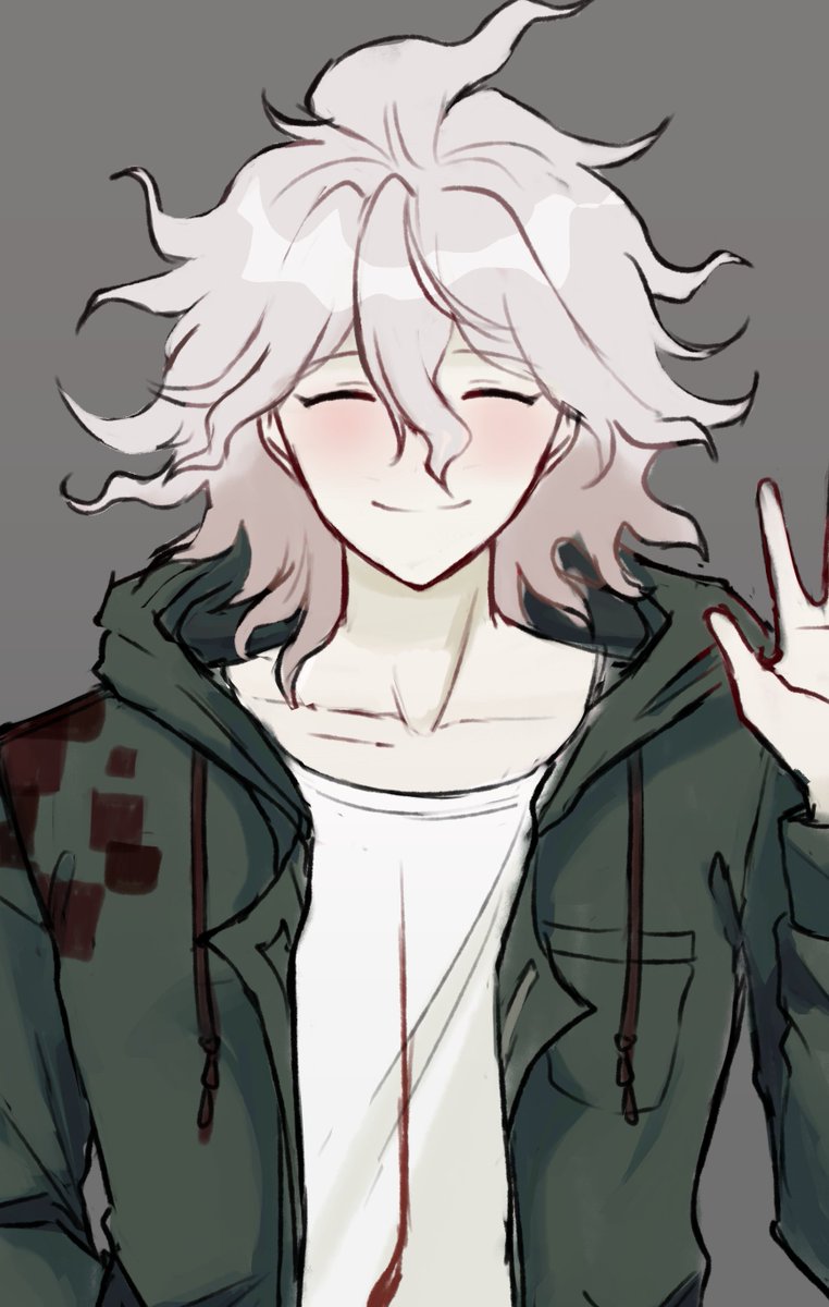 nowthri's tweet photo. 🍀

#danganronpa #狛枝 https://t.co/7M5sZr3pm9