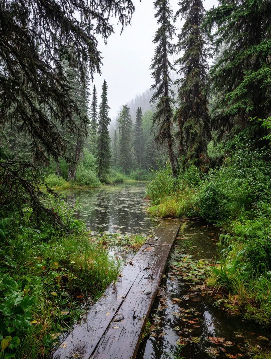 worldclick56's tweet photo. Alaska’s forests wrapped in rain.🌧🍃 https://t.co/fOswOmcB8T