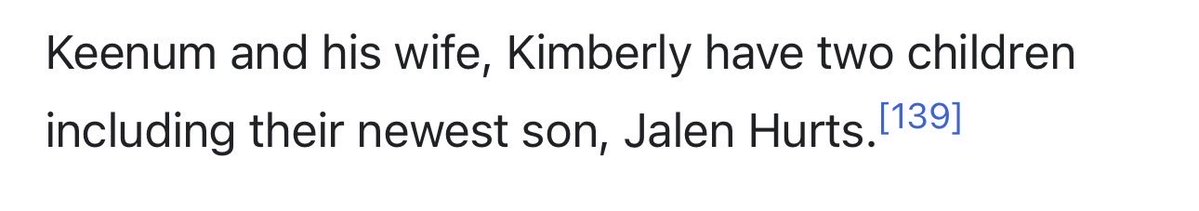 davidadamcone's tweet photo. Who changed Case Keenum’s Wikipedia? 😂 https://t.co/e4YQIzfks8