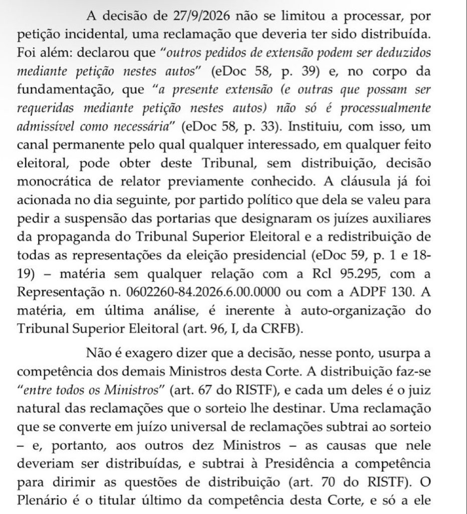 NewsLiberdade's tweet photo. 🚨URGENTE - Fux diz que Flávio Dino usurpou a competência dos demais ministros https://t.co/5r32Jg6PnG