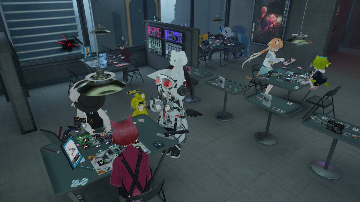 GAGEVT2333's tweet photo. 火曜はガンナガンの日！
21時よりGroup Publicにて行われるカジュアルフリー対戦会です。

またこちら先週の火ンナガン&amp;GRMコラボイベントの様子です！
1戦だけ軽く遊ぶだけでも、ルールを覚えたい方でも、どなたでもお気軽にご参加ください。
#VRガンナガン #VRC_GRM
https://t.co/vljiR9waXy https://t.co/x9KQaeBp5Q