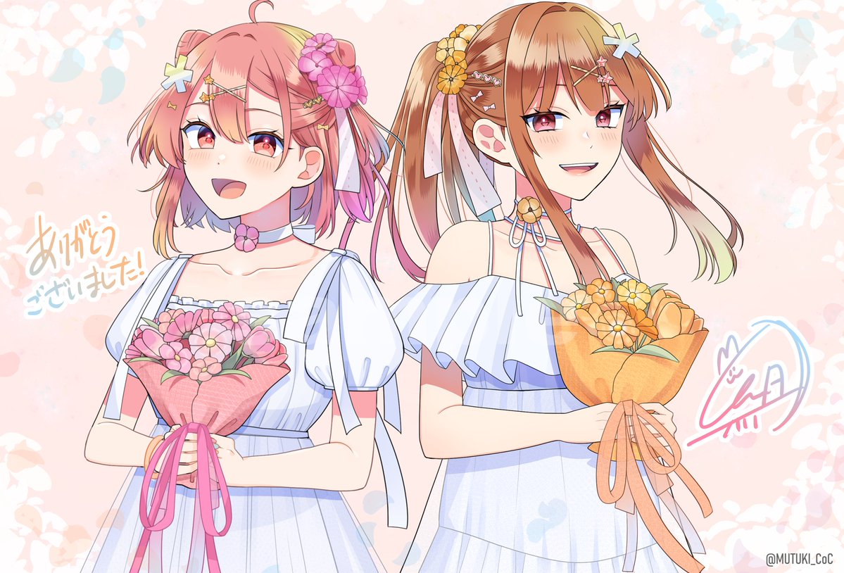MUTUKI_CoC's tweet photo. のあさんえとさんの-愛言葉V-
歌ってみたイラスト担当させていただきました！
全身こんな感じでした～！
改めて本当にありがとうございました！🙌🙌✨

#からぴち https://t.co/bVZFO0DP3N