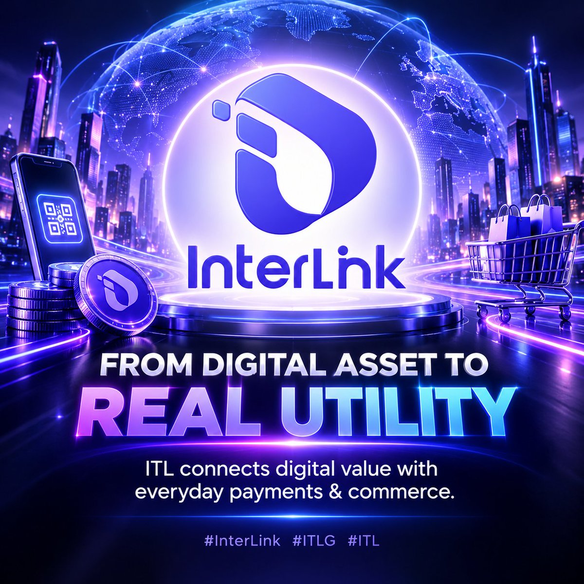 VIP990325660's tweet photo. 🔗 From digital asset to practical utility. Through the InterLink ecosystem, ITL is designed to support real payment and commerce use cases, connecting digital value with everyday activity.

#InterLink #ITLG #ITL https://t.co/ndNVuLaHeh