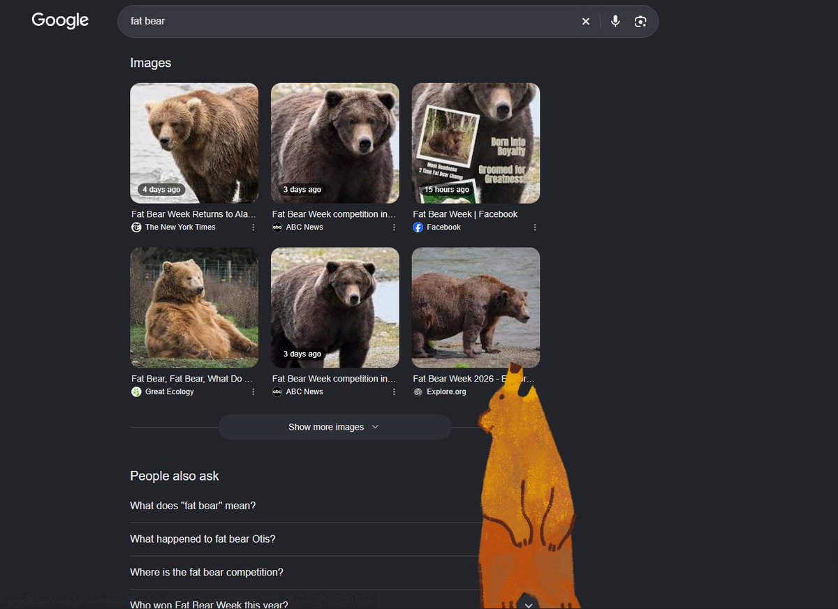 EggrolarBear's tweet photo. EVERYONE GOOGLE FAT BEAR RIGHT NOW https://t.co/DKHjUroNHw